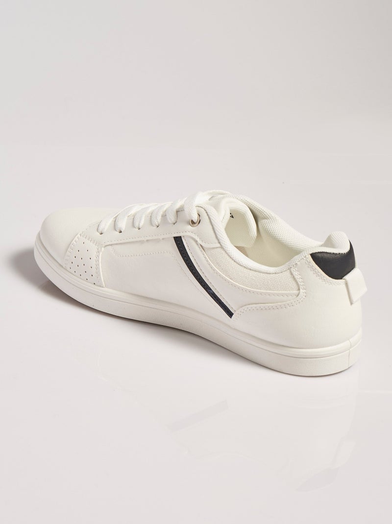 Baskets épurées sportswear chic - AFIBEL Blanc - Kiabi