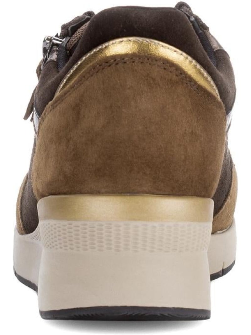 Baskets  et  en nubuck Noir - Kiabi