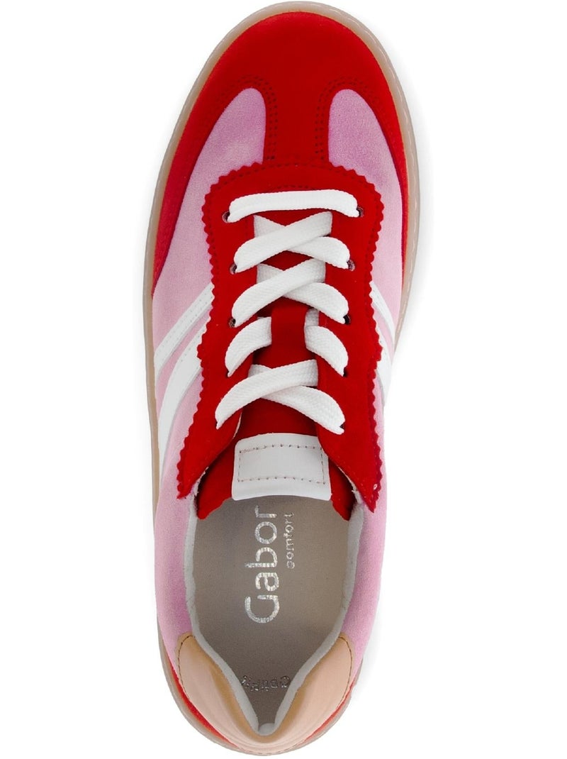 Baskets  et  en Nubuck Rose - Kiabi