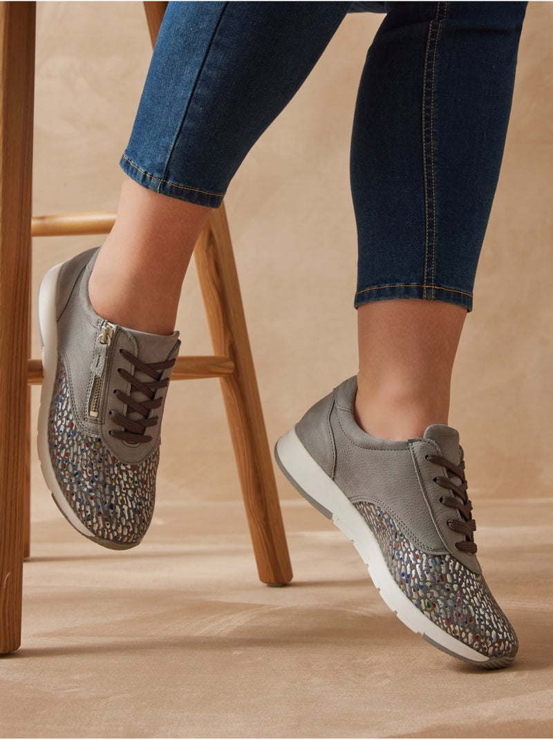 Baskets extensibles pieds sensibles - PEDICONFORT Gris - Kiabi