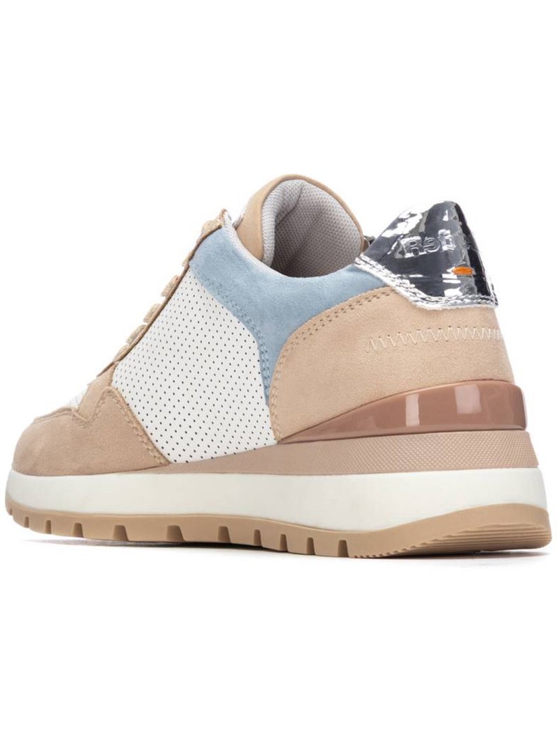 Baskets femme à fermeture éclair Beige - Kiabi