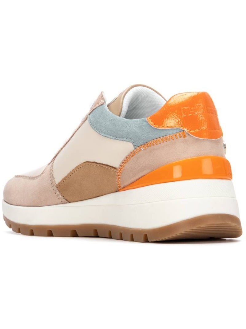 Baskets femme à fermeture éclair Beige - Kiabi