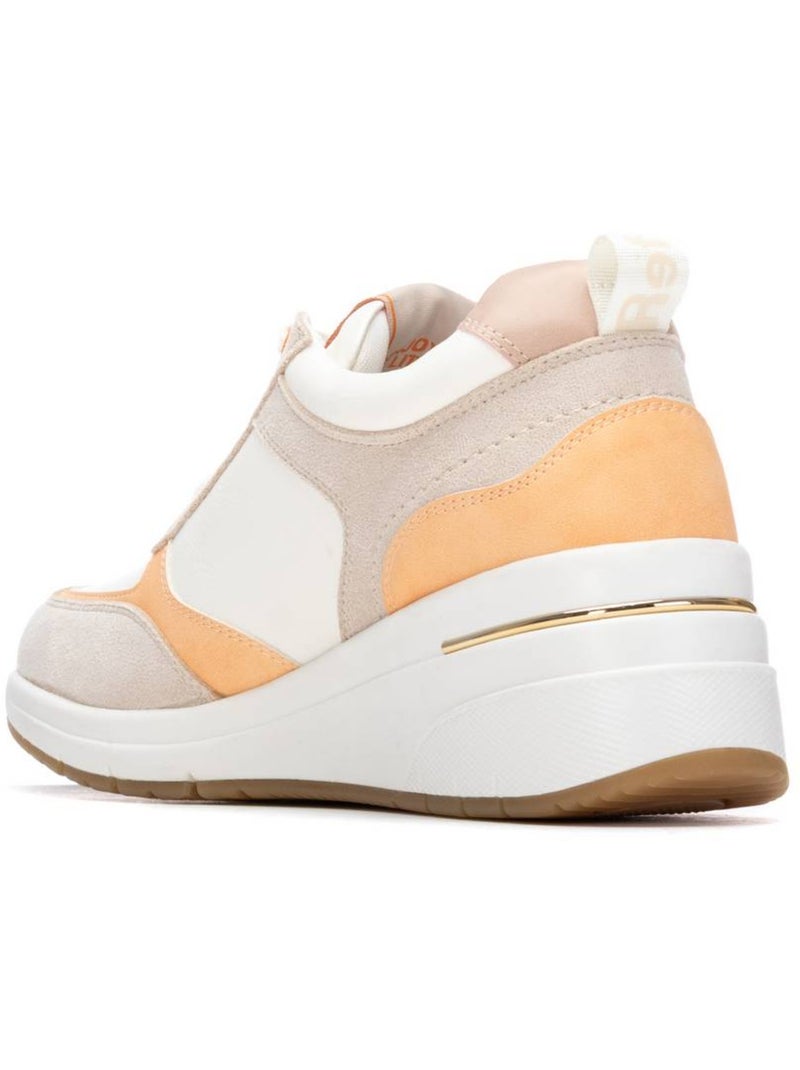 Baskets femme à fermeture éclair Beige - Kiabi