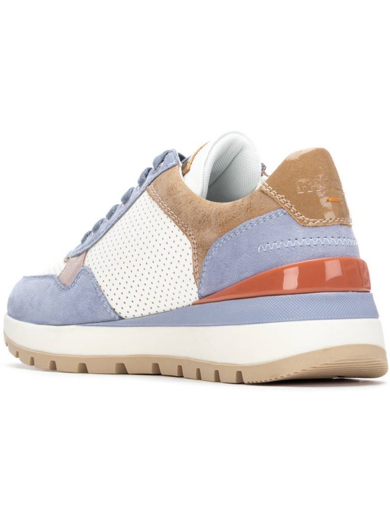 Baskets femme à fermeture éclair Bleu - Kiabi