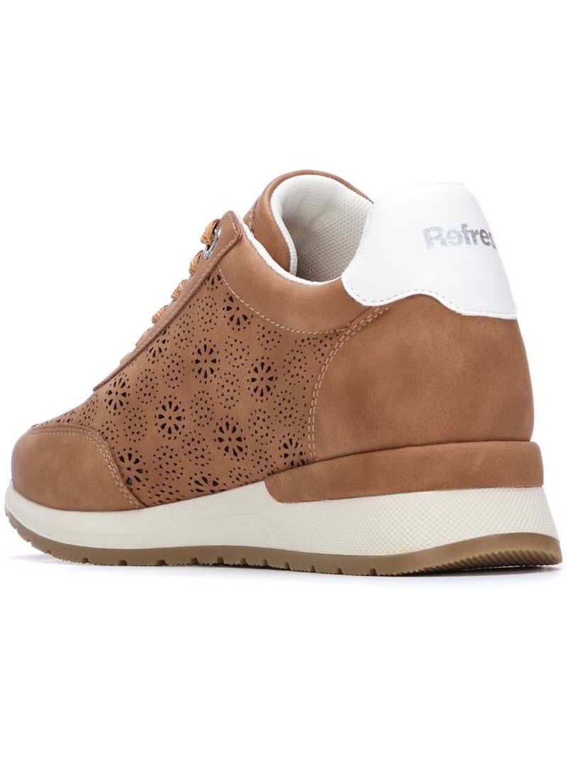 Baskets femme à fermeture éclair Camel - Kiabi