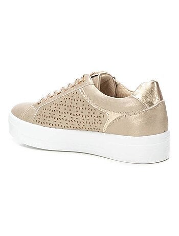 Baskets femme à fermeture éclair latérale