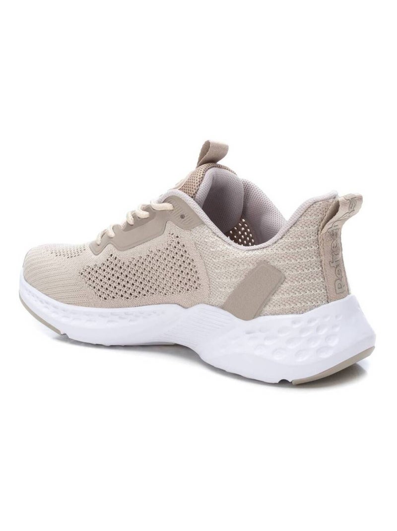 Baskets femme à lacets Beige - Kiabi