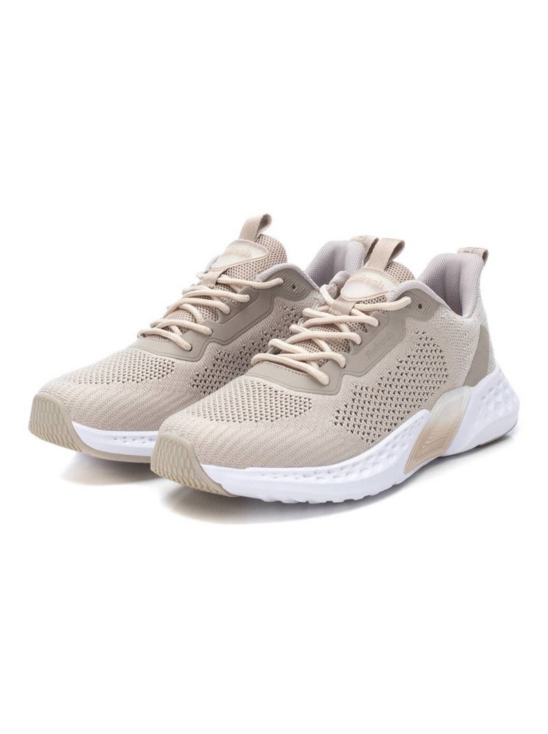 Baskets femme à lacets Beige - Kiabi