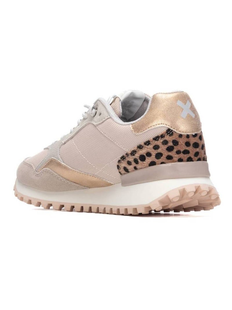 Baskets femme à lacets Beige - Kiabi