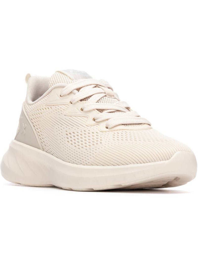 Baskets femme à lacets Beige - Kiabi