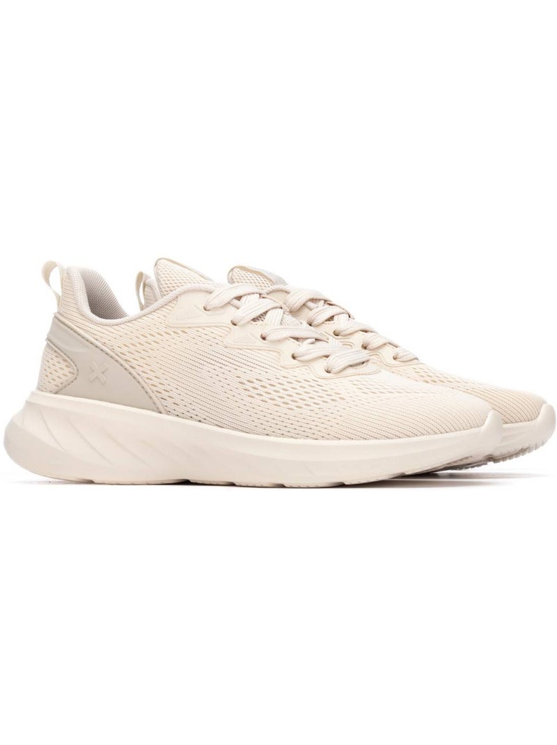 Baskets femme à lacets Beige - Kiabi