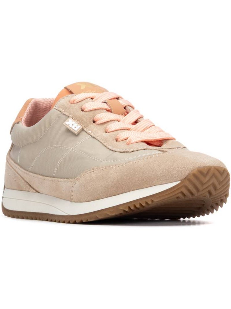 Baskets femme à lacets Beige - Kiabi