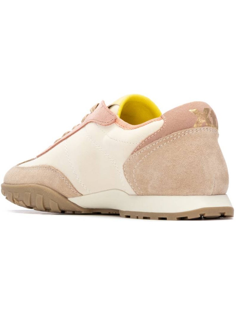 Baskets femme à lacets Beige - Kiabi