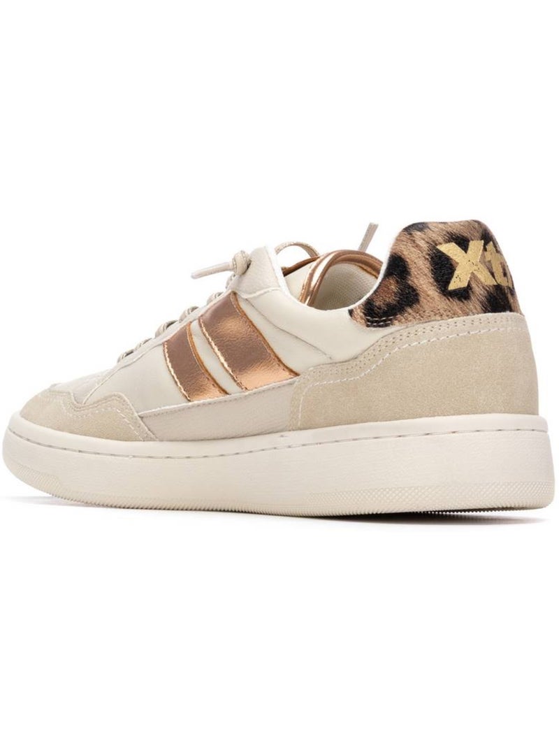 Baskets femme à lacets Beige - Kiabi