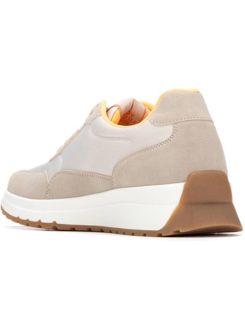Baskets femme à lacets Beige - Kiabi