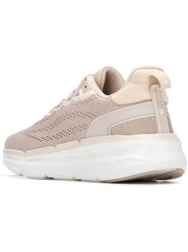Baskets femme à lacets Beige - Kiabi
