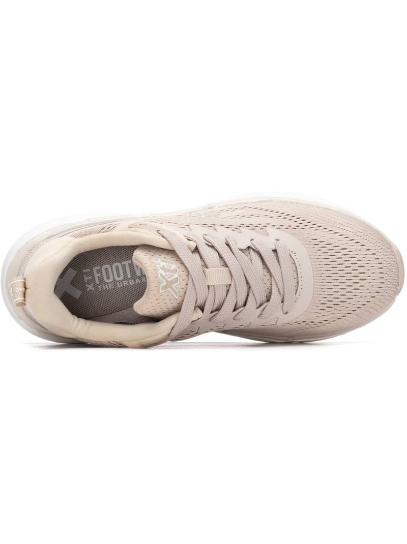 Baskets femme à lacets Beige - Kiabi