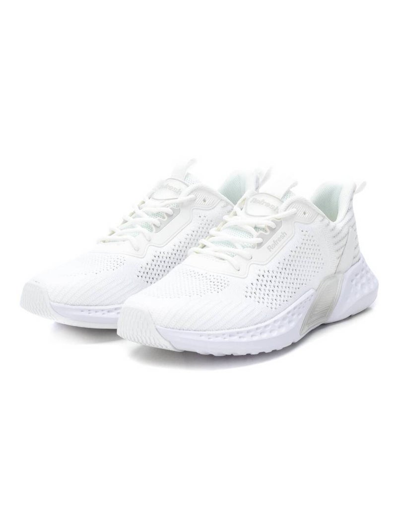 Baskets femme à lacets Blanc - Kiabi