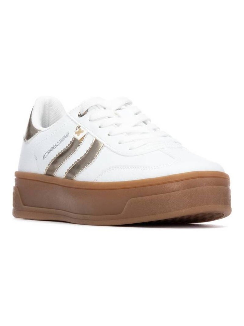 Baskets femme à lacets Blanc - Kiabi