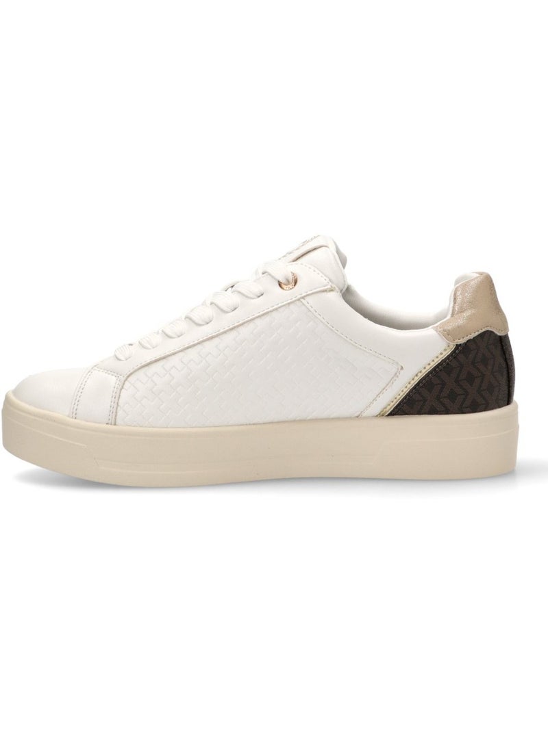 Baskets femme à lacets Blanc - Kiabi