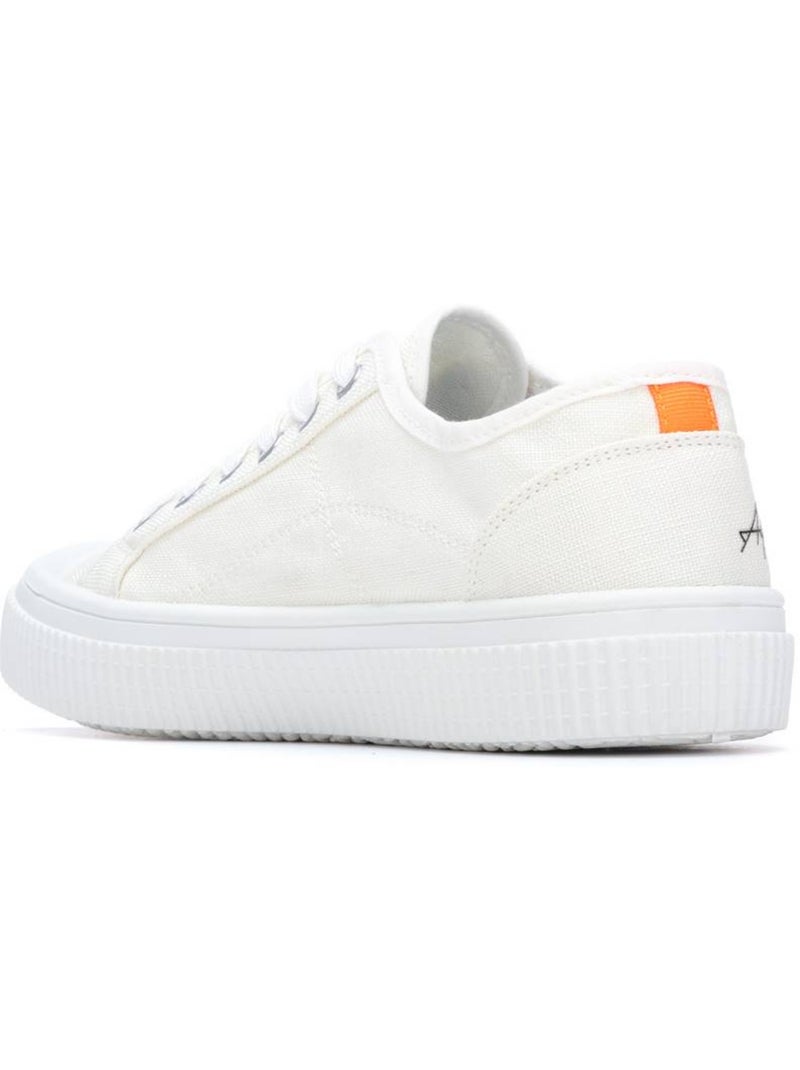 Baskets femme à lacets Blanc - Kiabi