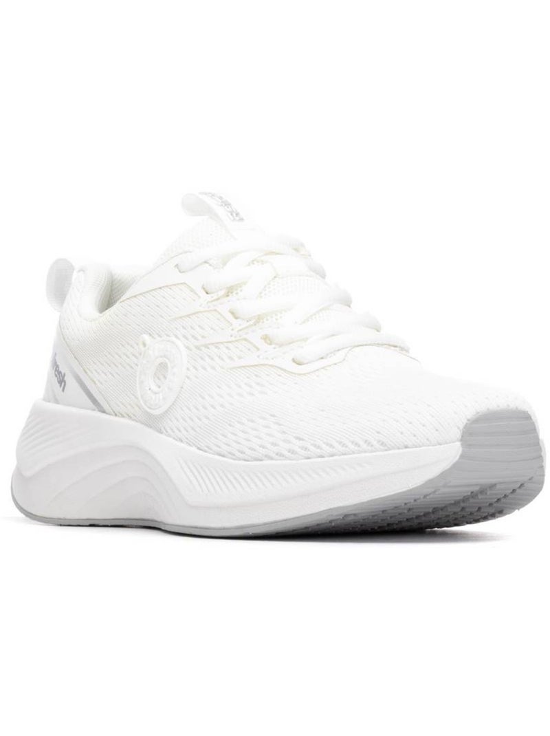 Baskets femme à lacets Blanc - Kiabi