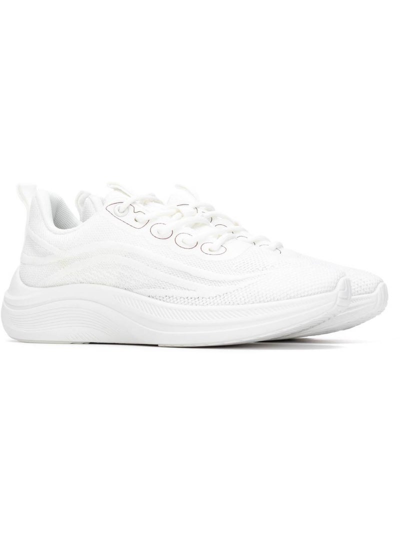 Baskets femme à lacets Blanc - Kiabi