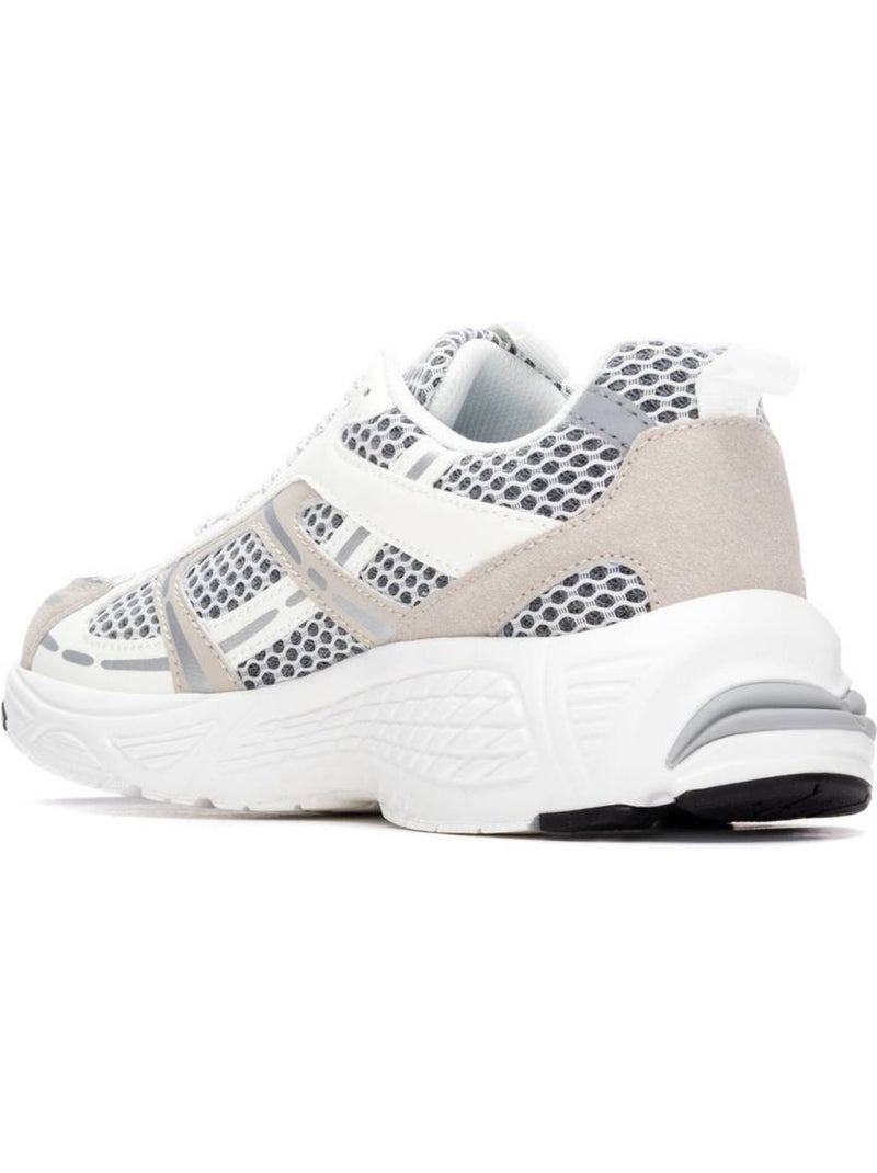 Baskets femme à lacets Blanc - Kiabi