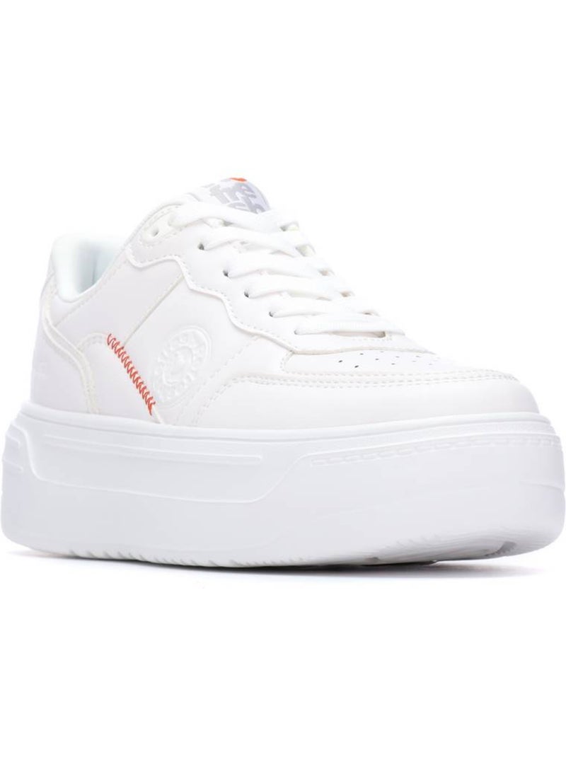 Baskets femme à lacets Blanc - Kiabi