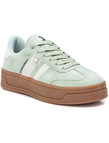 Baskets femme à lacets