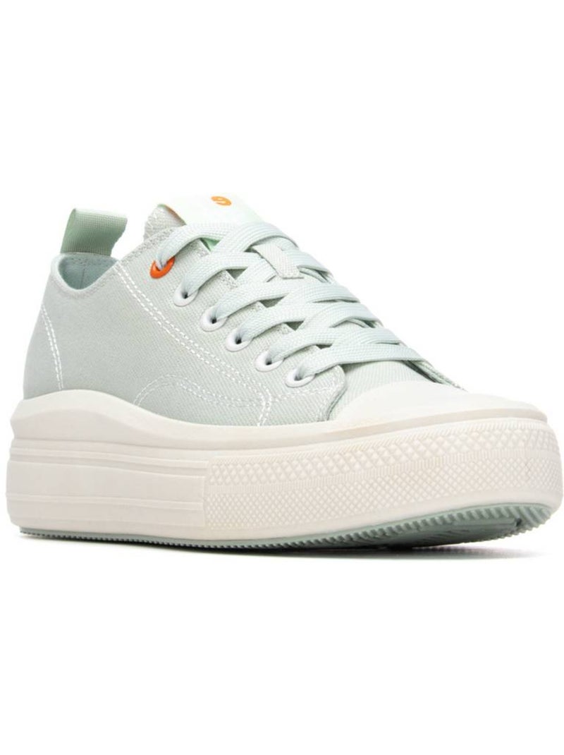 Baskets femme à lacets Bleu aqua - Kiabi