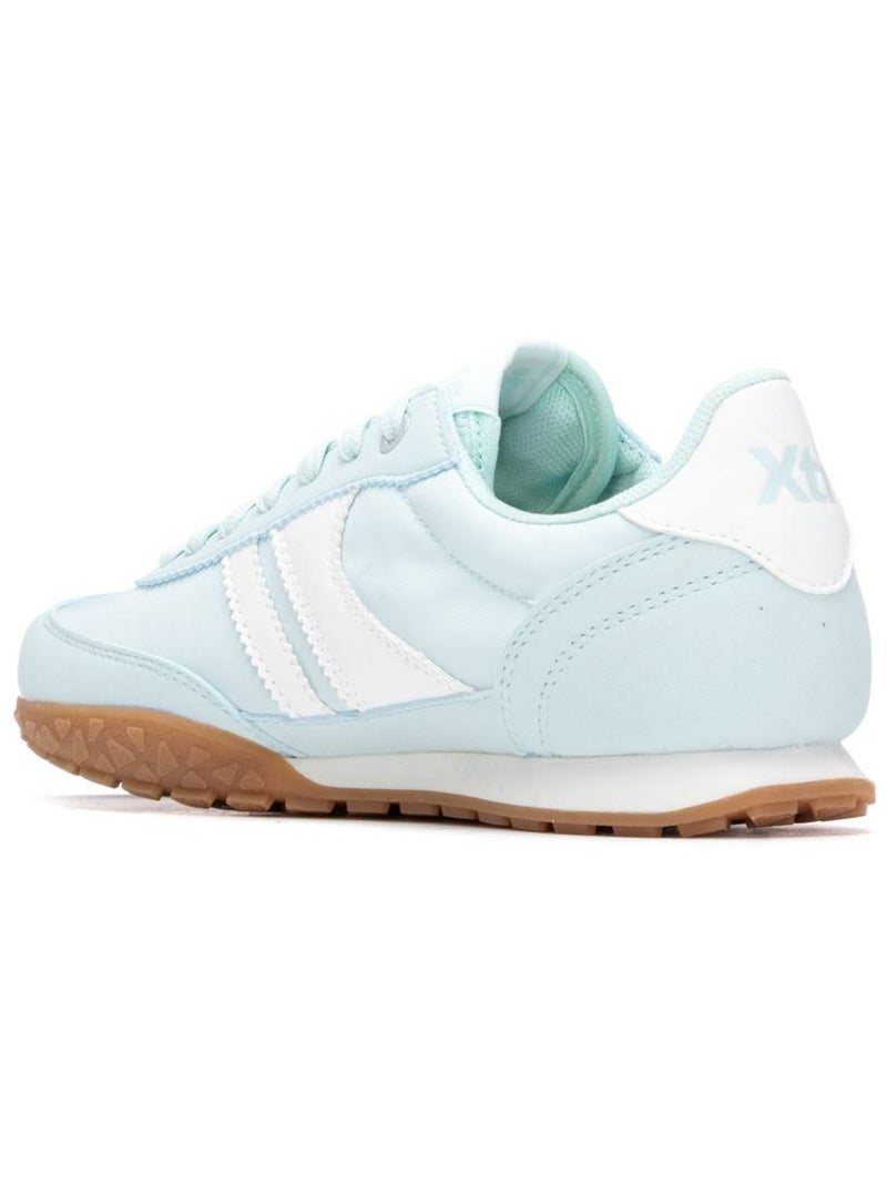 Baskets femme à lacets Bleu azur - Kiabi