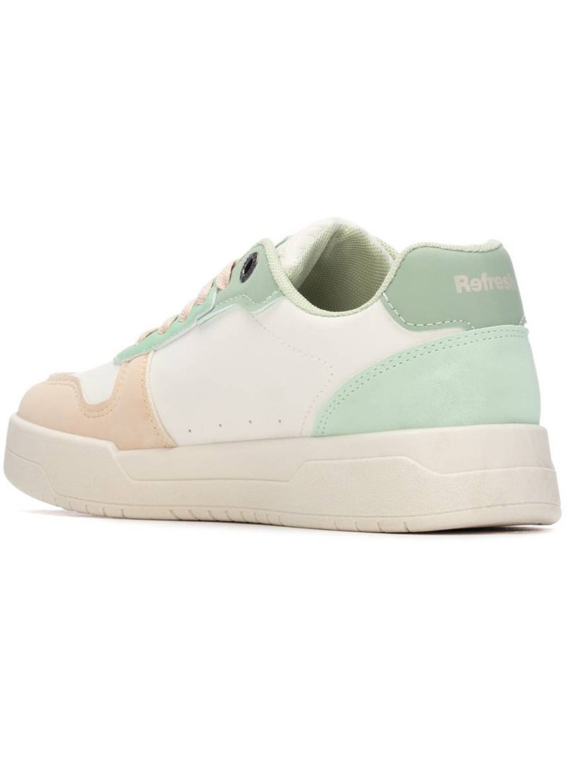 Baskets femme à lacets Bleu azur - Kiabi