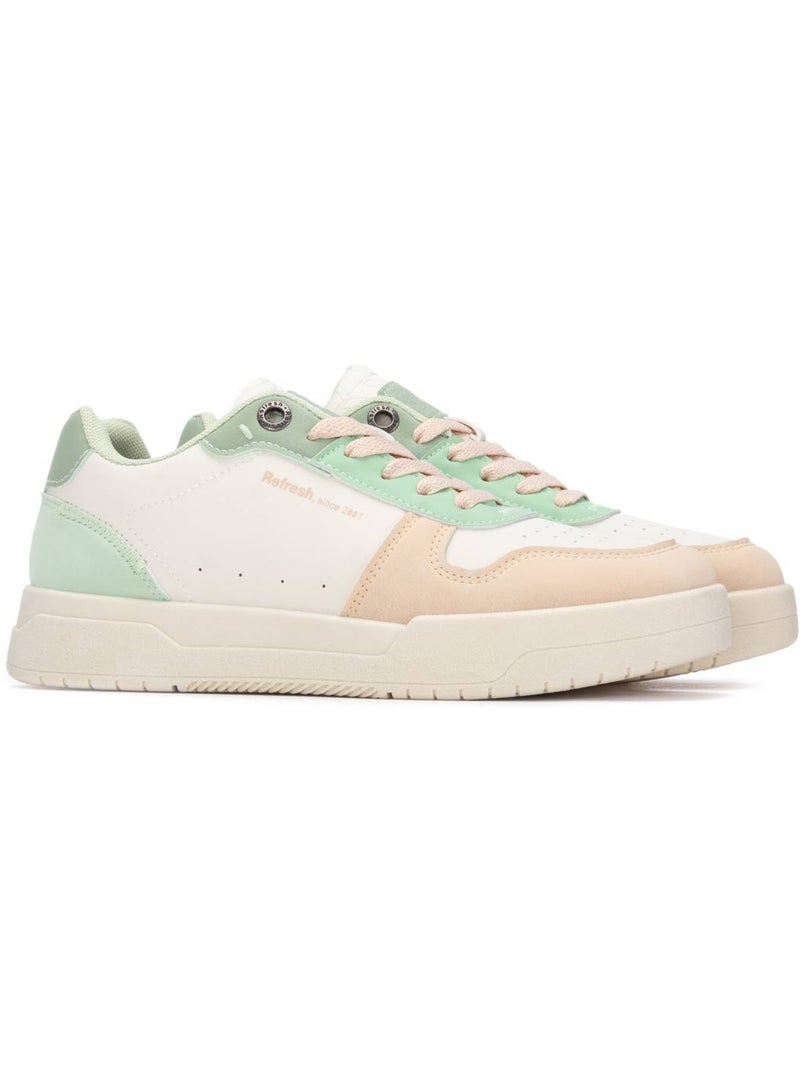 Baskets femme à lacets Bleu azur - Kiabi
