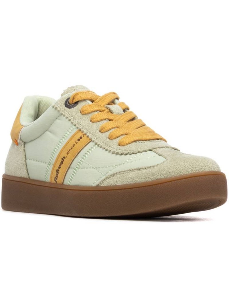 Baskets femme à lacets Bleu azur - Kiabi