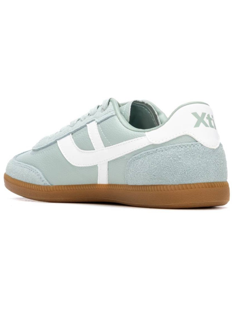 Baskets femme à lacets Bleu azur - Kiabi
