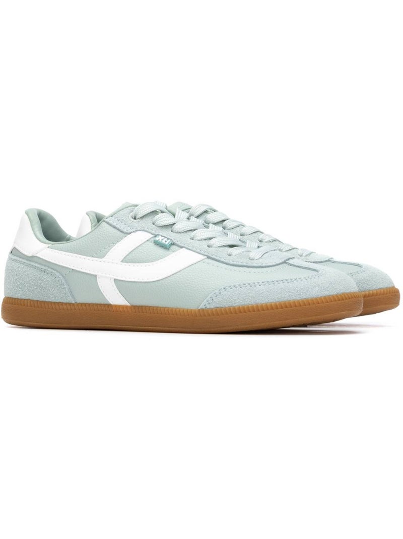 Baskets femme à lacets Bleu azur - Kiabi