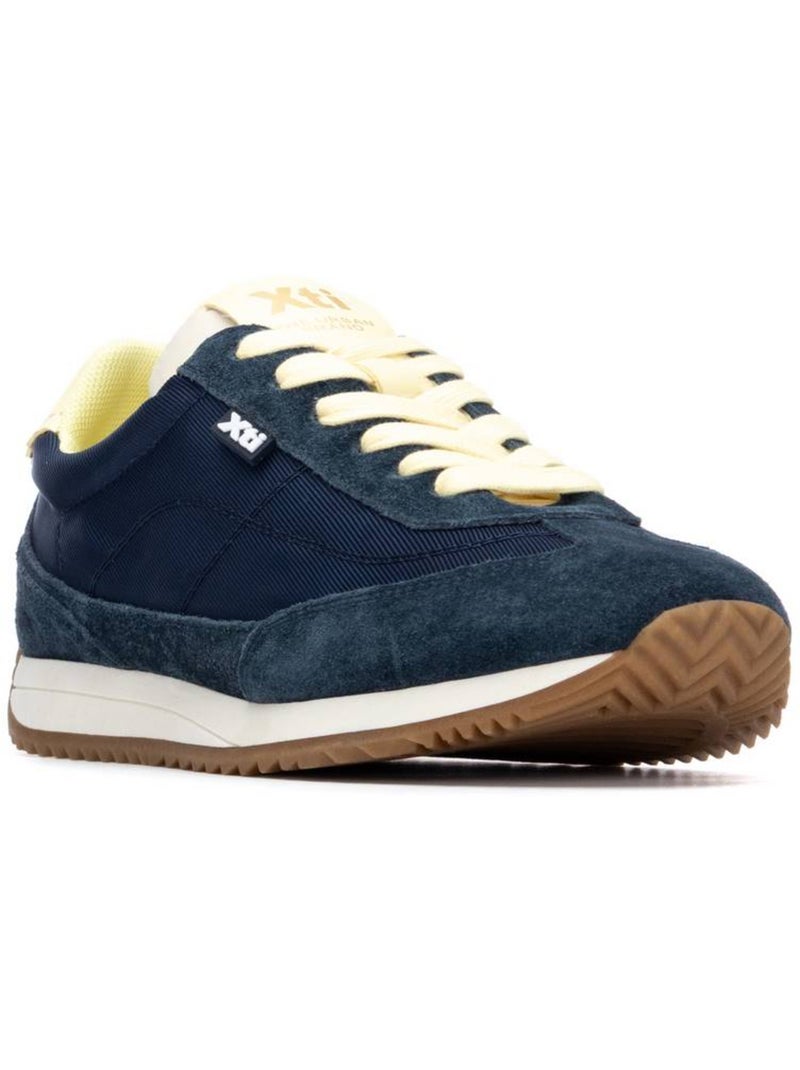Baskets femme à lacets Bleu marine - Kiabi