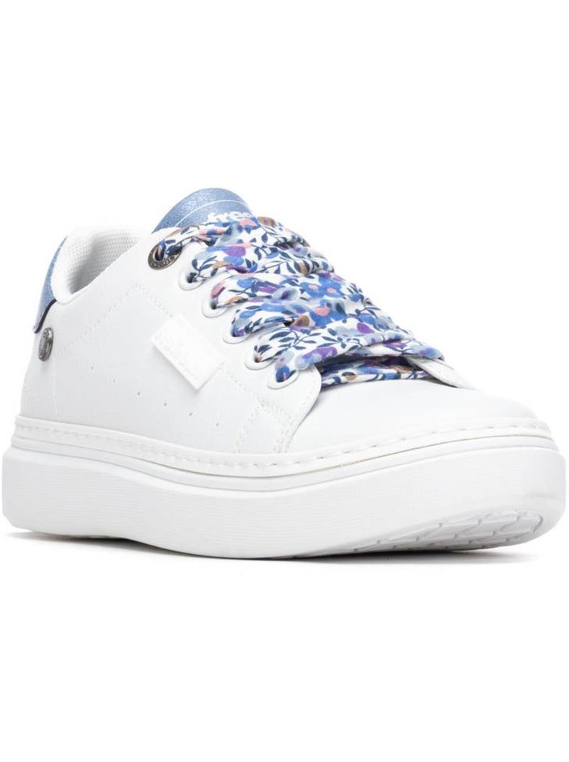 Baskets femme à lacets Bleu - Kiabi