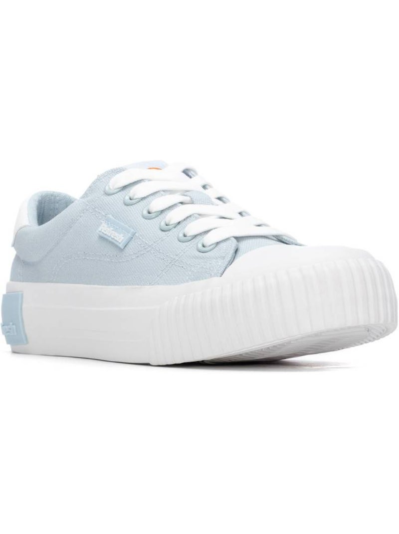 Baskets femme à lacets Bleu - Kiabi
