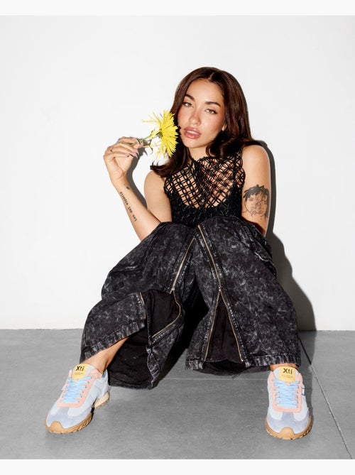 Baskets femme à lacets - Kiabi