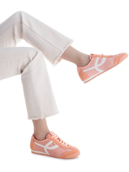 Baskets femme à lacets - Kiabi