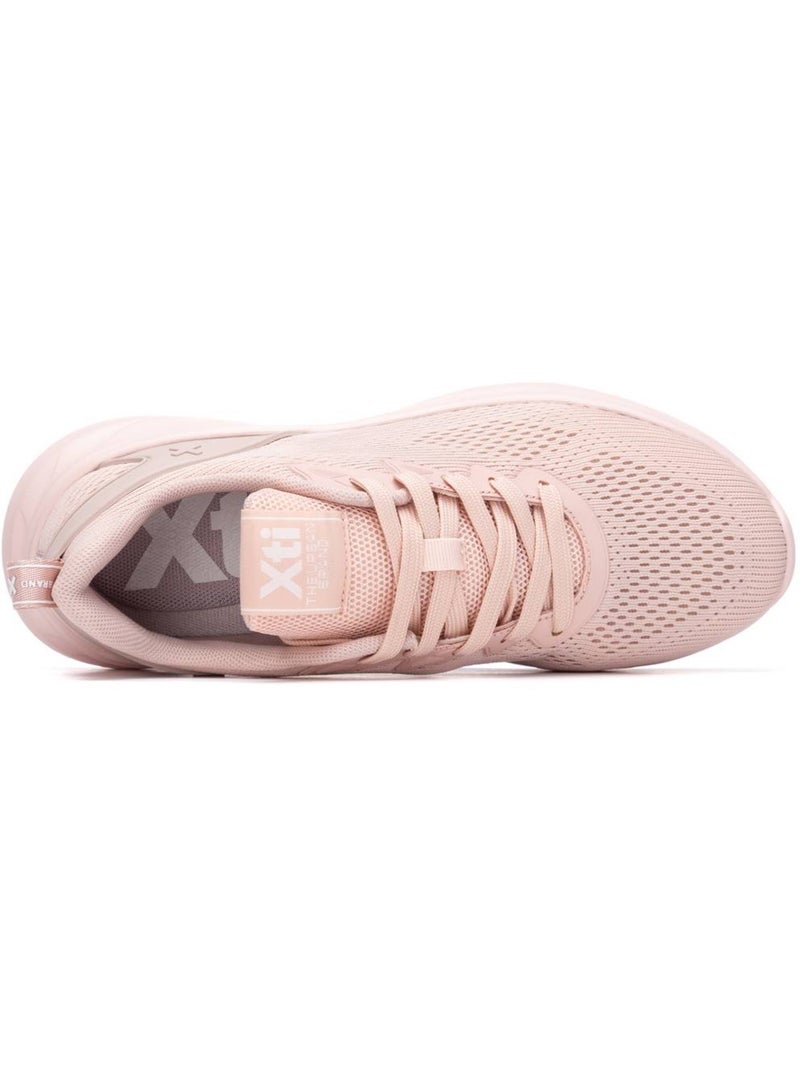 Baskets femme à lacets Crème - Kiabi