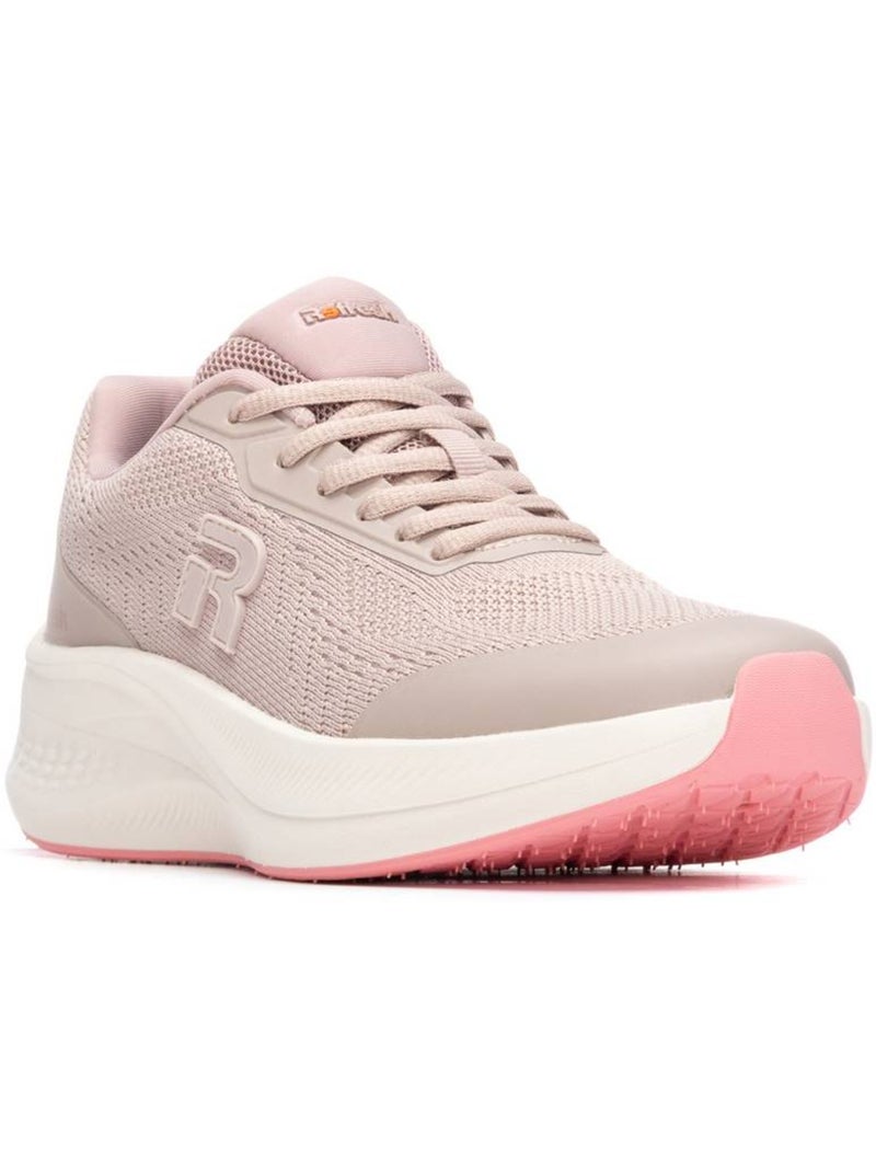 Baskets femme à lacets Crème - Kiabi