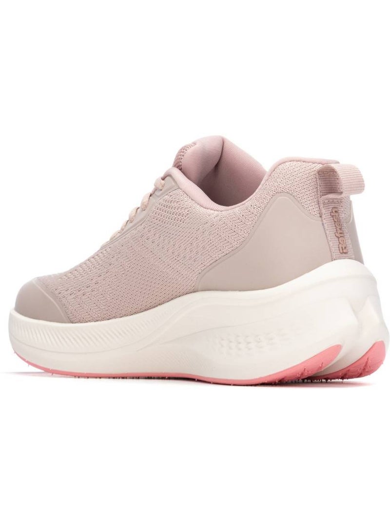 Baskets femme à lacets Crème - Kiabi