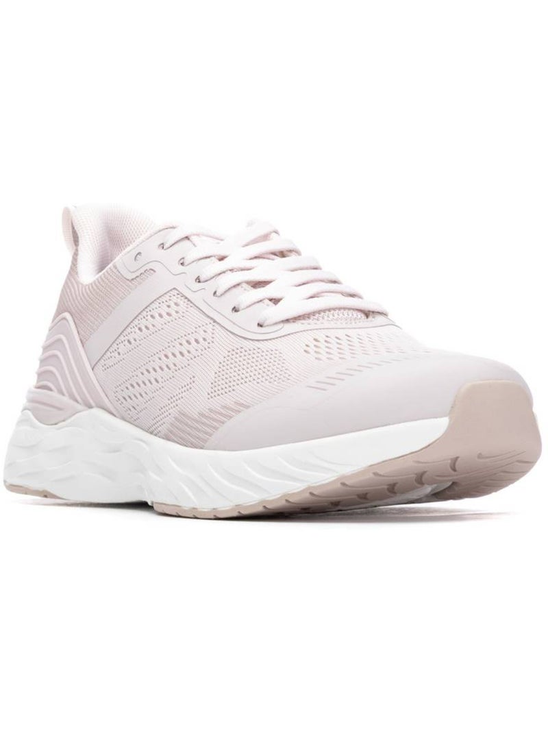 Baskets femme à lacets Crème - Kiabi