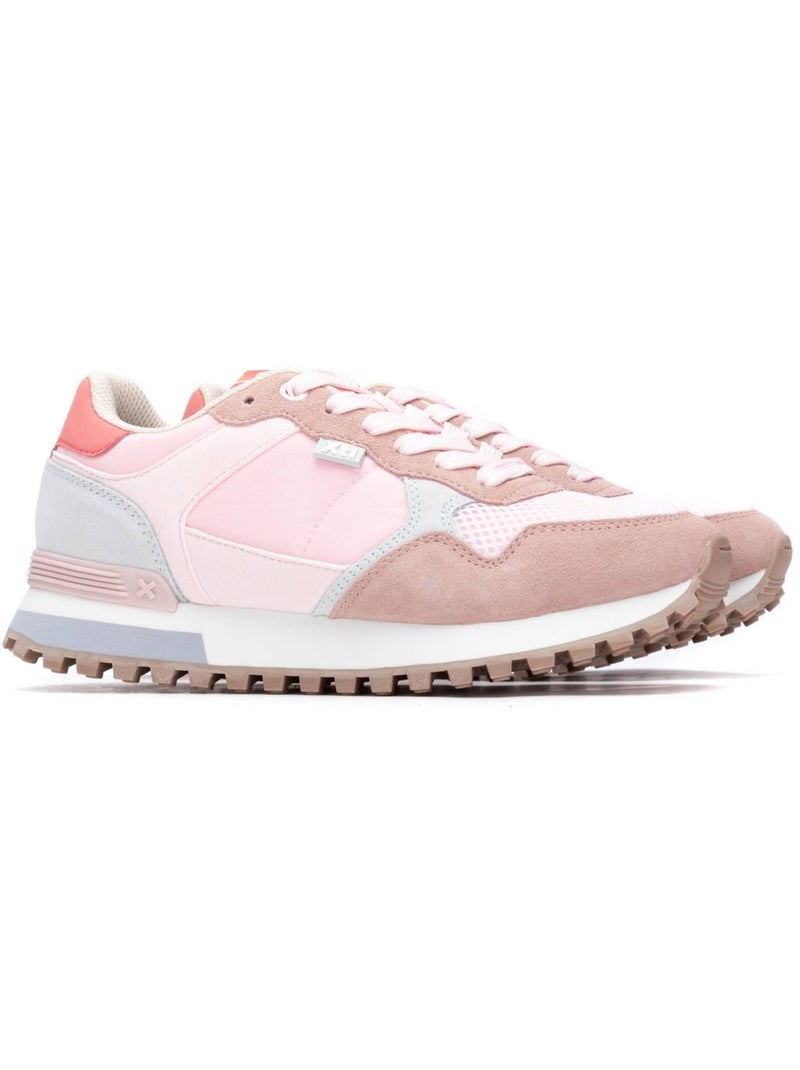 Baskets femme à lacets Crème - Kiabi