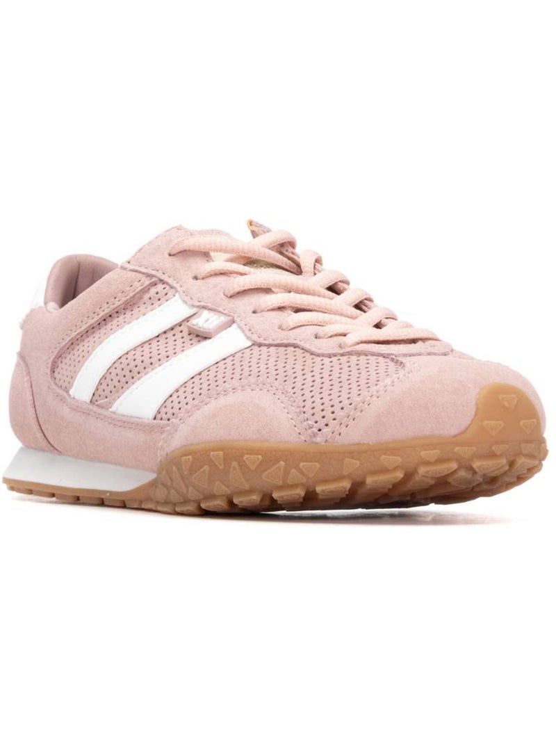 Baskets femme à lacets Crème - Kiabi