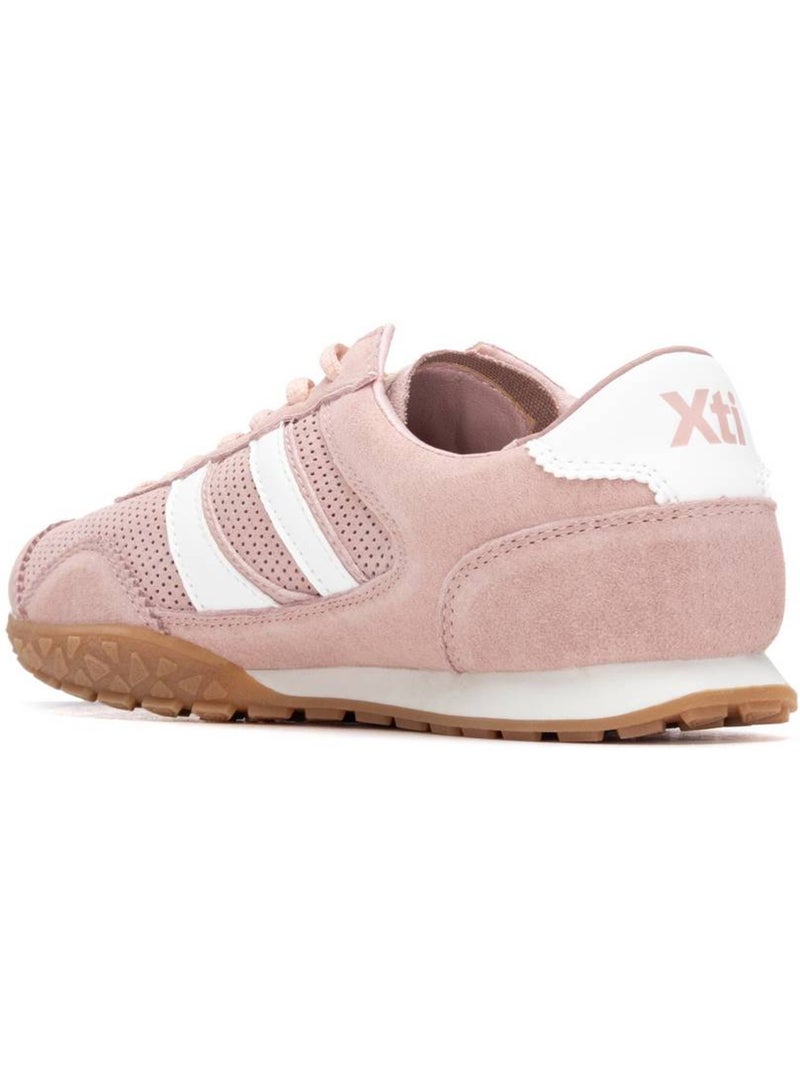 Baskets femme à lacets Crème - Kiabi
