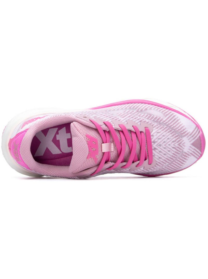 Baskets femme à lacets Crème - Kiabi